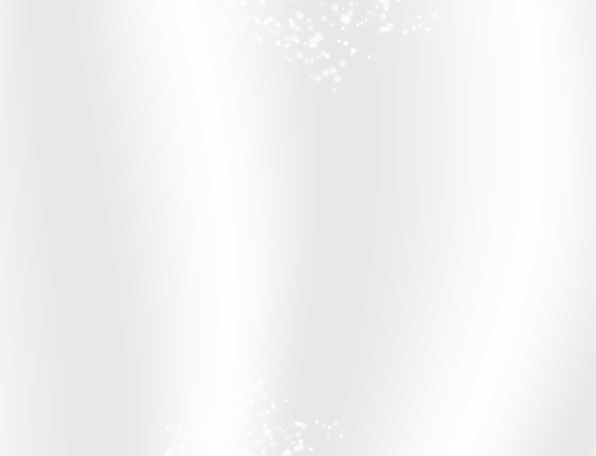 白い背景に淡い光と輝きのデザイン