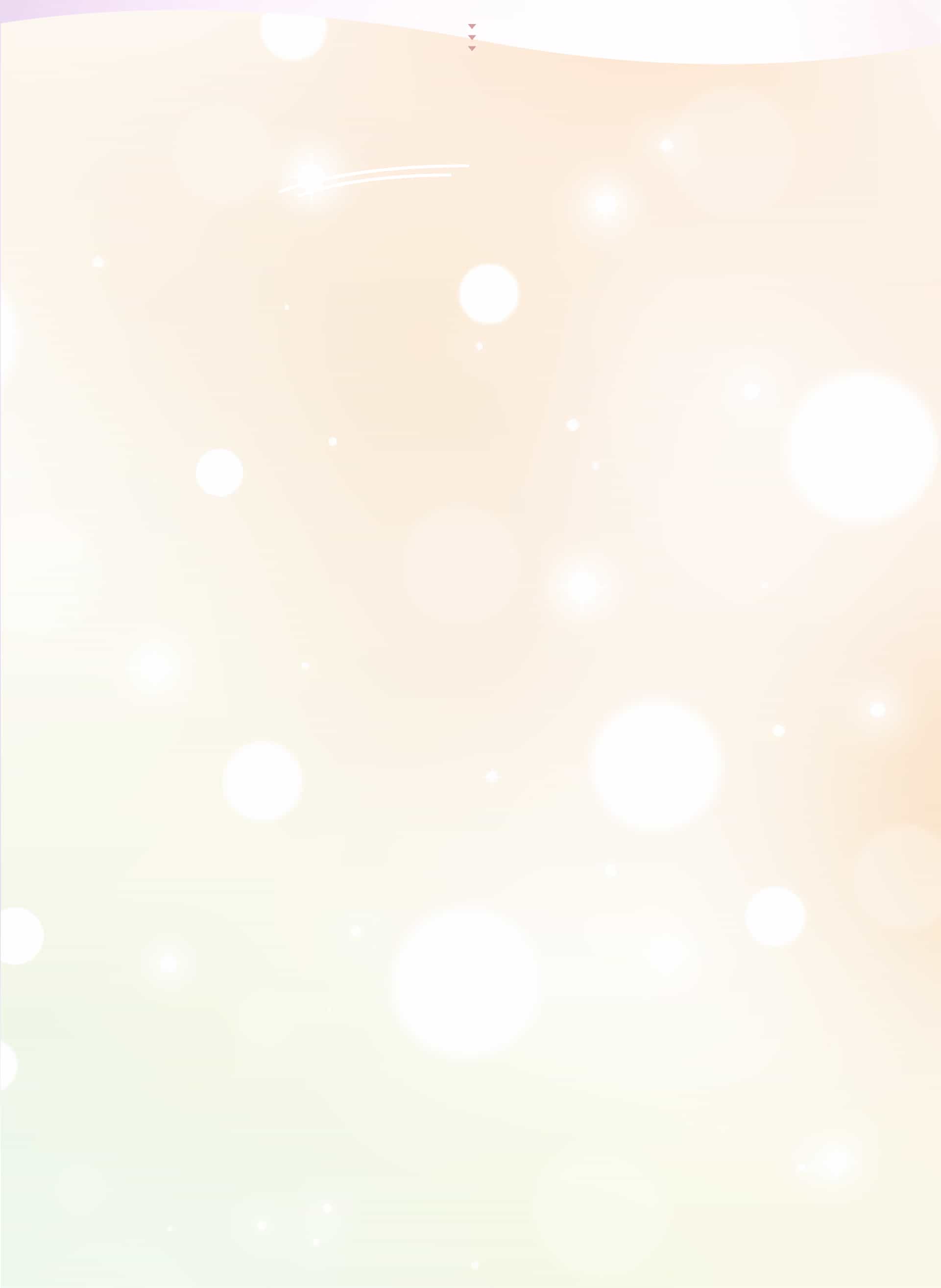 淡い青と白の背景、輝く光とバブルのデザイン