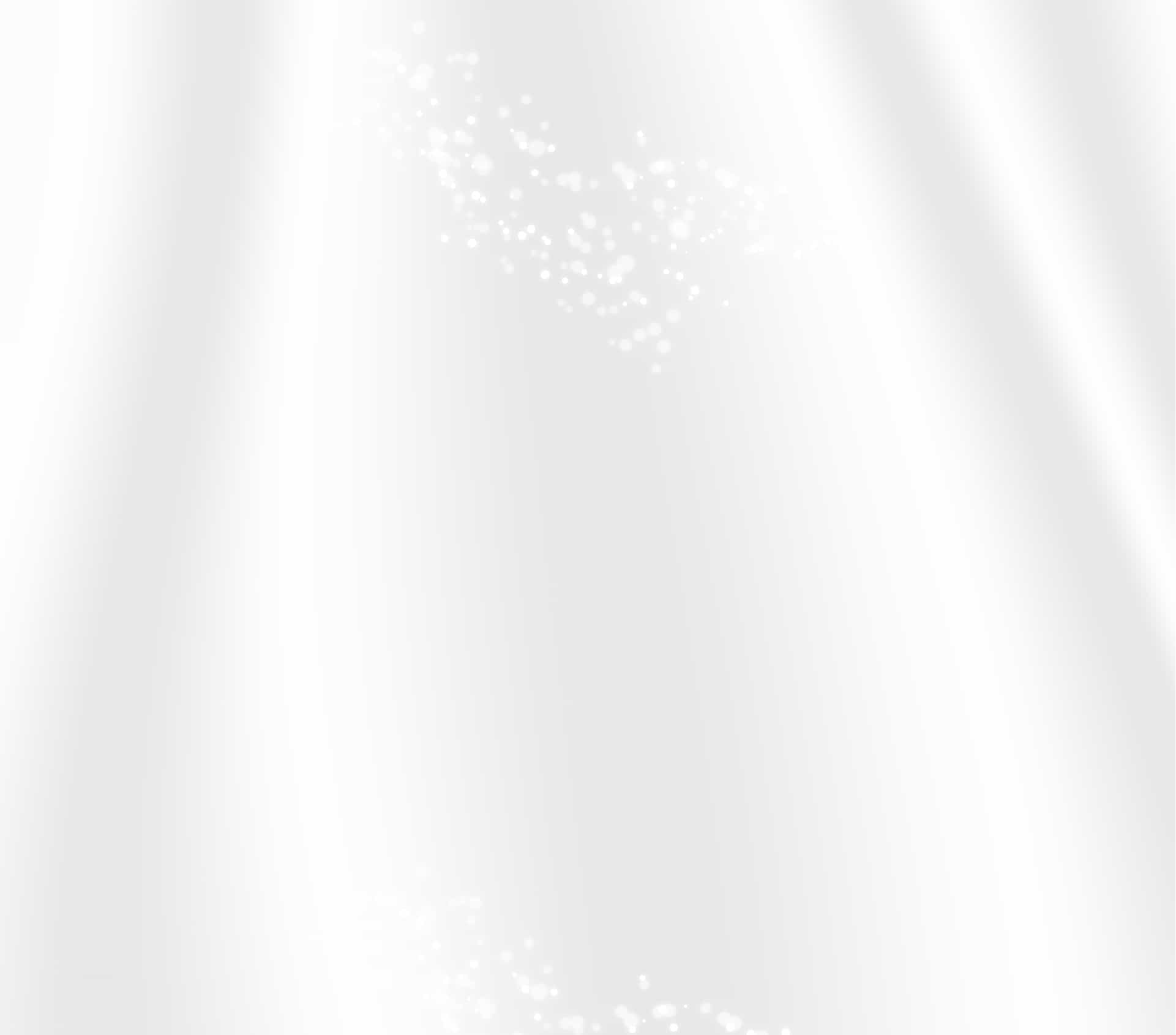 白い背景に淡い光と輝きのデザイン